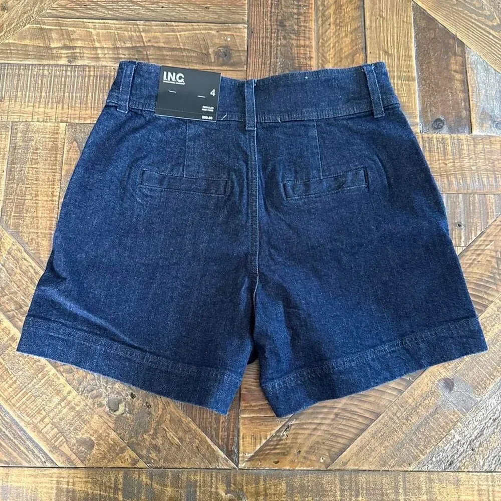 Inc-international-concepts Women's Navy and Blue Shorts